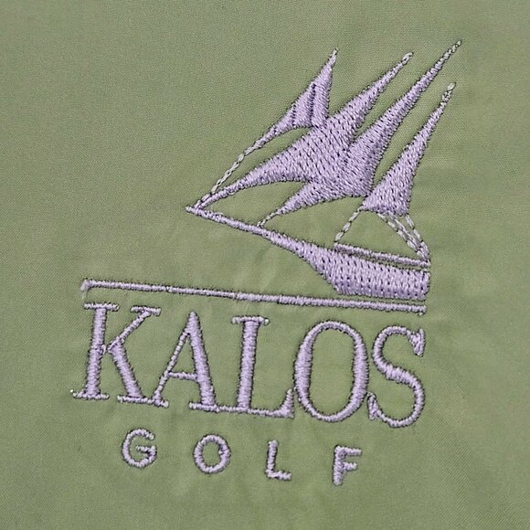 Peter Millar Element 4 Wind 1/2 Zip Pull-Over Windbreaker XL Green Kalos Golf Lo - Picture 5 of 12